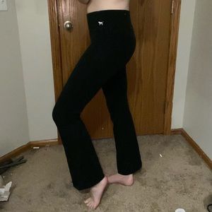 VS Pink Flare Yoga Pants